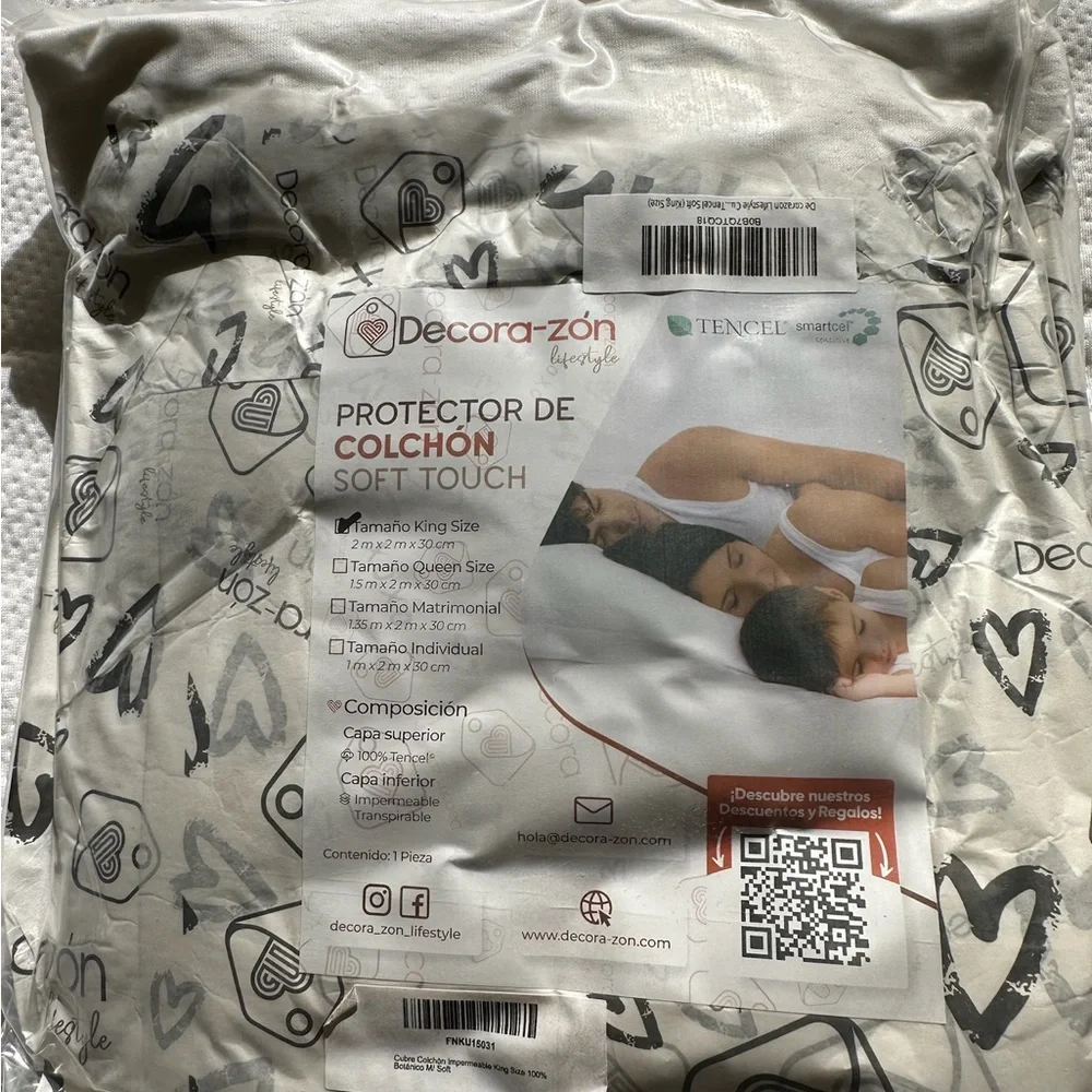 King Mattress Protector – 79x79x12 in – Soft Touch